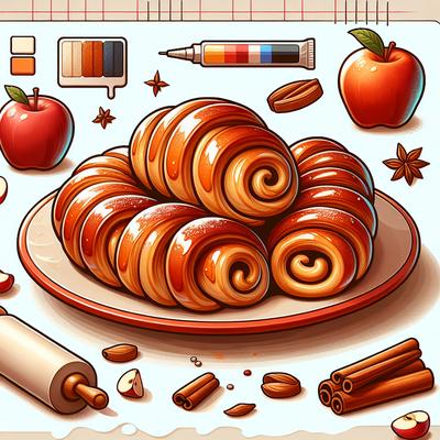 Image of Spicy Apple Twists Pillsbury Bake Off Winner