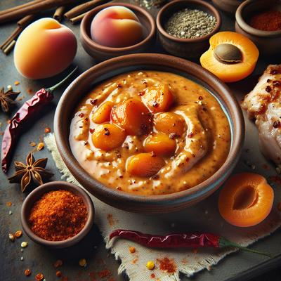 Image of Spicy Apricot Dip for Chicken Aka Jezebel Sauce