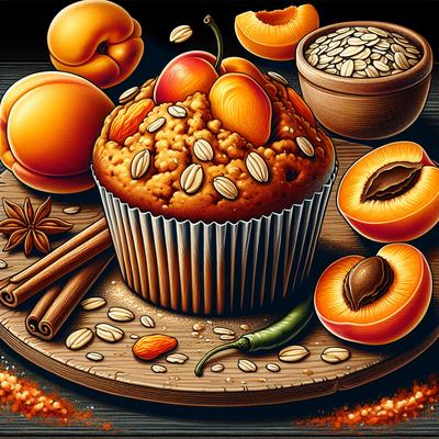 Image of Spicy Apricot Oat Muffins