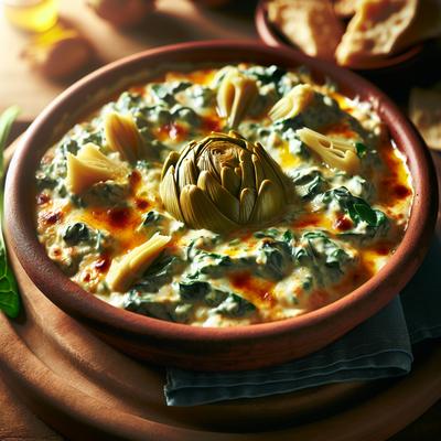 Image of Spicy Artichoke Spinach Dip