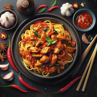Image of Spicy Asian Chicken Pasta