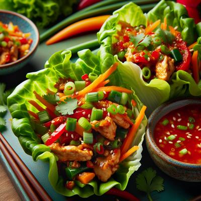 Image of Spicy Asian Lettuce Wraps