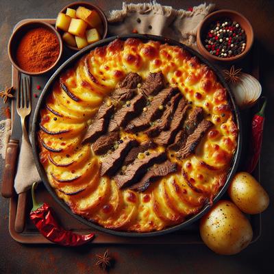 Image of Spicy Au Gratin Beef Bake