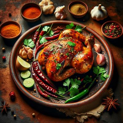 Image of Spicy Baked Chicken from India Masaledar Murghi