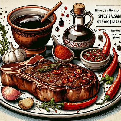 Image of Spicy Balsamic Steak Marinade