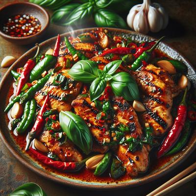 Image of Spicy Basil Chicken