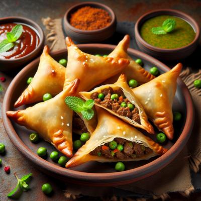 Image of Spicy Beef Samosas