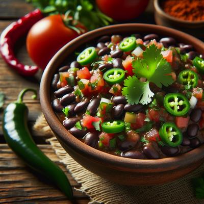 Image of Spicy Black Bean Salsa