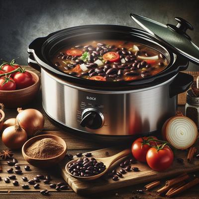 Image of Spicy Black Bean Soup Slow Cooker