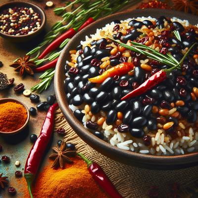Image of Spicy Black Beans and Rice