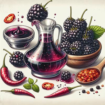 Image of Spicy Blackberry Vinegar