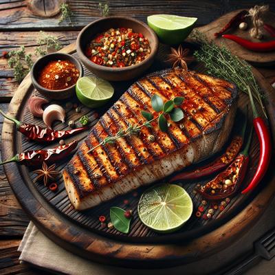 Image of Spicy Broiled Shark Steaks