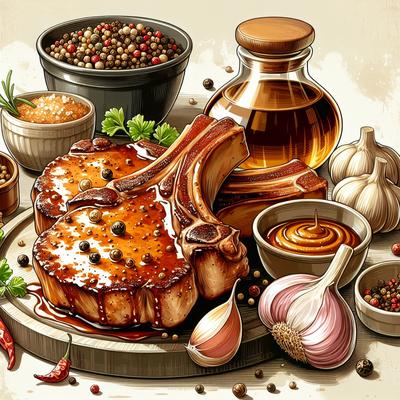 Image of Spicy Brown Mustard Pork Chops
