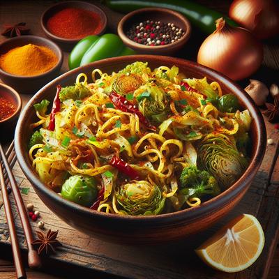 Image of Spicy Cajun Cabbage and Noodles