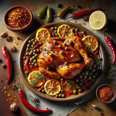 Image of Spicy Cajun Chicken with Capers and Lemons