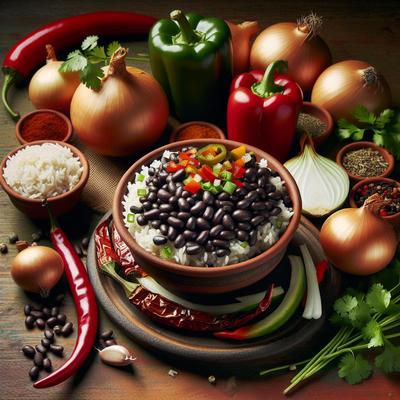Image of Spicy Caribbean Black Beans and Rice