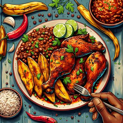 Image of Spicy Caribbean Chicken