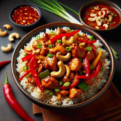 Image of Spicy Cashew Chicken Stir Fry