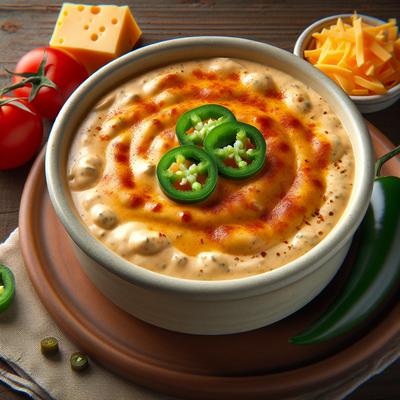 Image of Spicy Cheese Dip Microwave