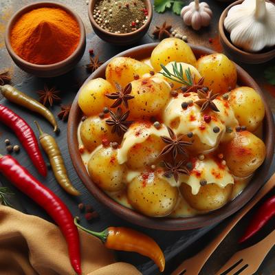 Image of Spicy Cheese New Potatoes