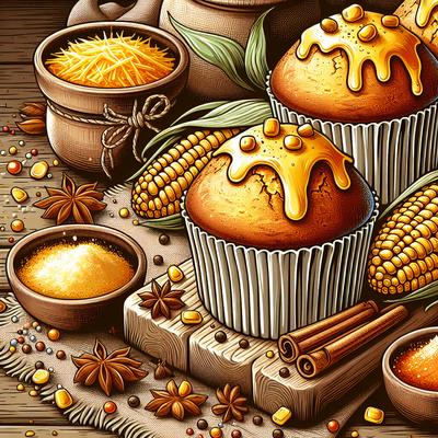 Image of Spicy Cheesy Corn Muffins
