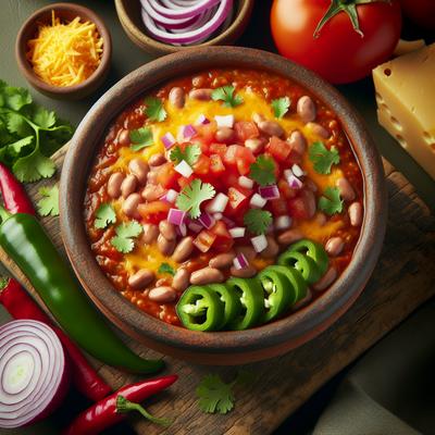 Image of Spicy Cheesy Salsa Bean Dip