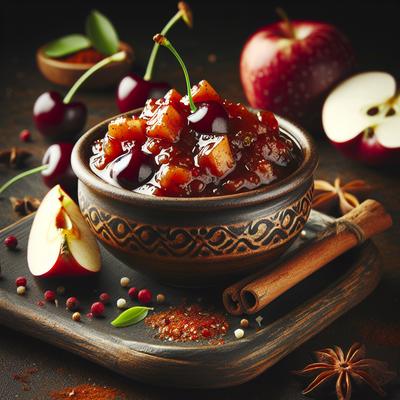 Image of Spicy Cherry and Apple Chutney