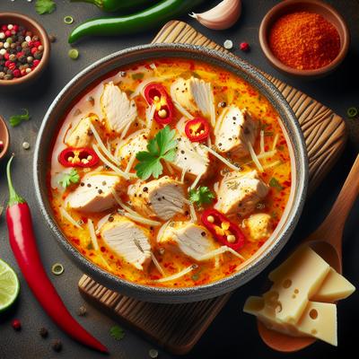 Image of Spicy Chicken Asiago Soup
