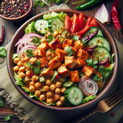 Image of Spicy Chicken Chickpea Salad
