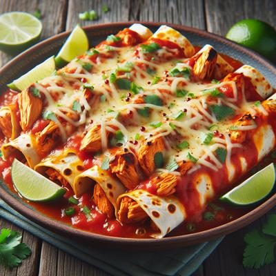 Image of Spicy Chicken Enchiladas
