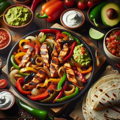 Image of Spicy Chicken Fajitas