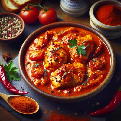 Image of Spicy Chicken in a Creamy Tomato Sauce