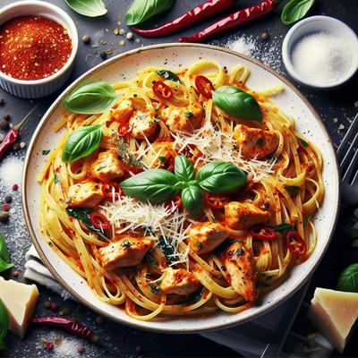 Image of Spicy Chicken Linguine
