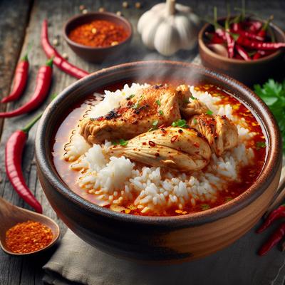 Image of Spicy Chicken Rice Soup