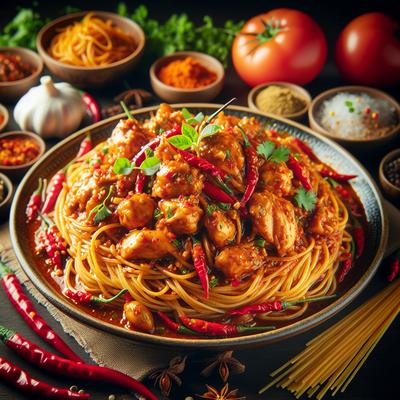 Image of Spicy Chicken Spaghetti