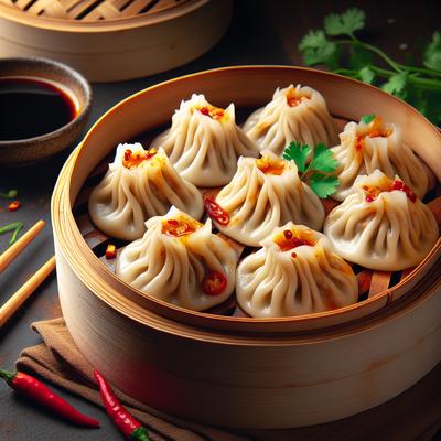 Image of Spicy Chicken Steamed Dumplings