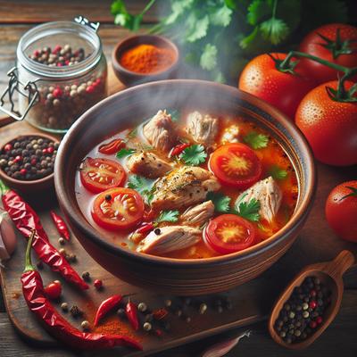 Image of Spicy Chicken Tomato Soup