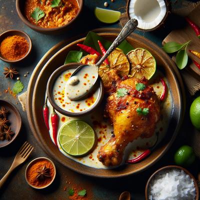 Image of Spicy Chicken with Coconut Lime Sauce