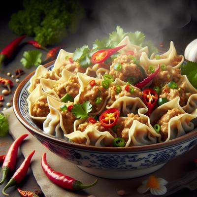 Image of Spicy Chicken Wontons