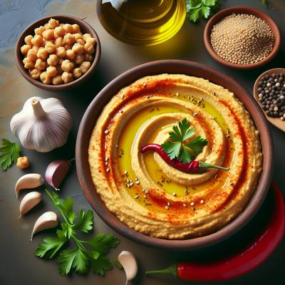 Image of Spicy Chickpea Dip Hummus