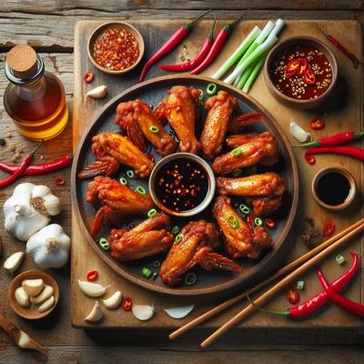 Image of Spicy Chinese Chicken Wings