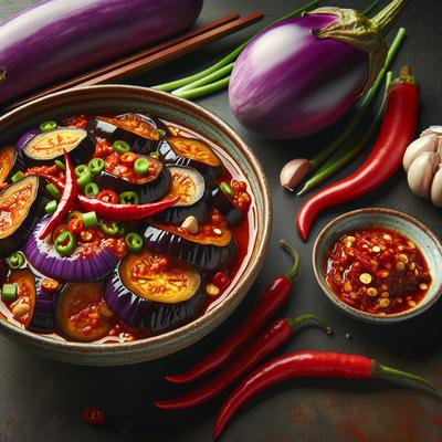 Image of Spicy Chinese Eggplant Aubergine