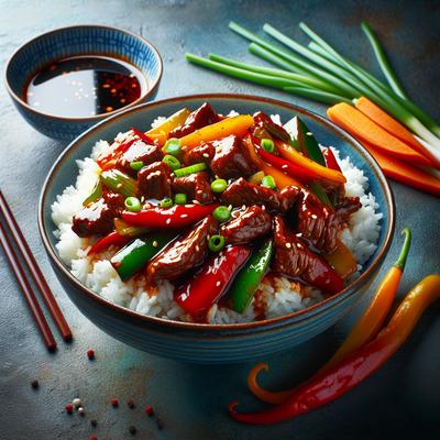 Image of Spicy Chinese Stir Fry Beef