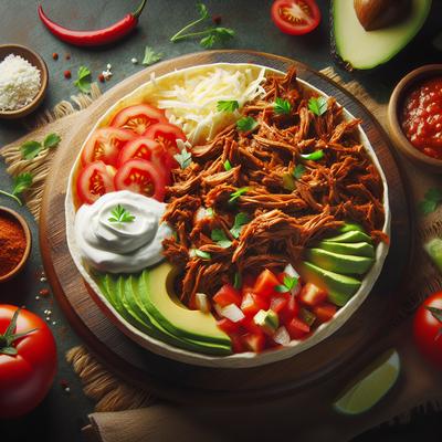 Image of Spicy Chipotle Shredded Beef for Burritos or Tacos