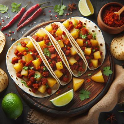 Image of Spicy Chorizo Potato Tacos 5fix