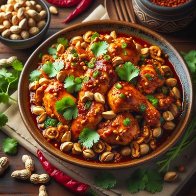 Image of Spicy Cilantro Peanut Chicken
