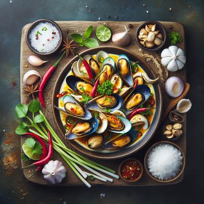 Image of Spicy Coconut Mussels