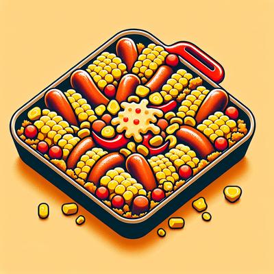 Image of Spicy Corn Dog Casserole