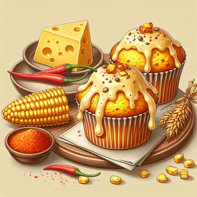 Image of Spicy Corn Muffins with Irish Cheddar Cheese