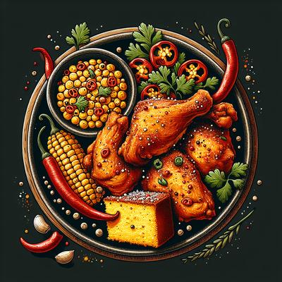 Image of Spicy Cornbread Chicken